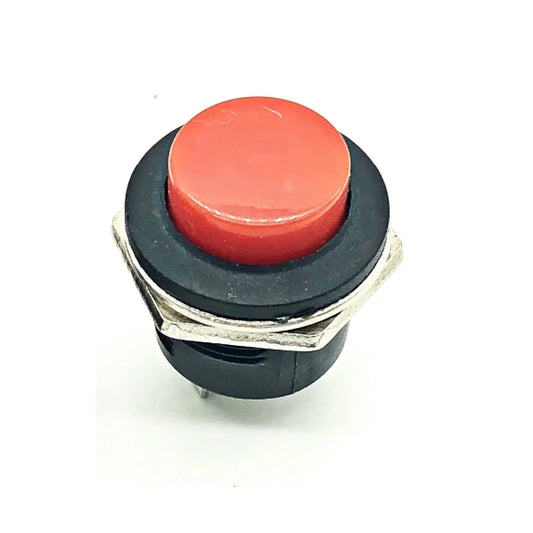 R13-507 3A 250V AC Red Push Button Switch Momentary