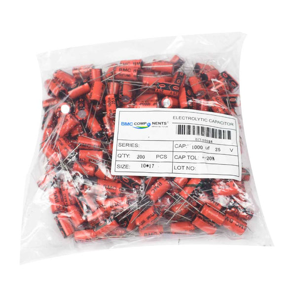 1000ÂµF 25V Electrolytic Capacitor