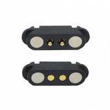 2P Magnetic Spring Loaded Pogo Pin Male Female Connector Socket – 2.54mm Pitch DIP