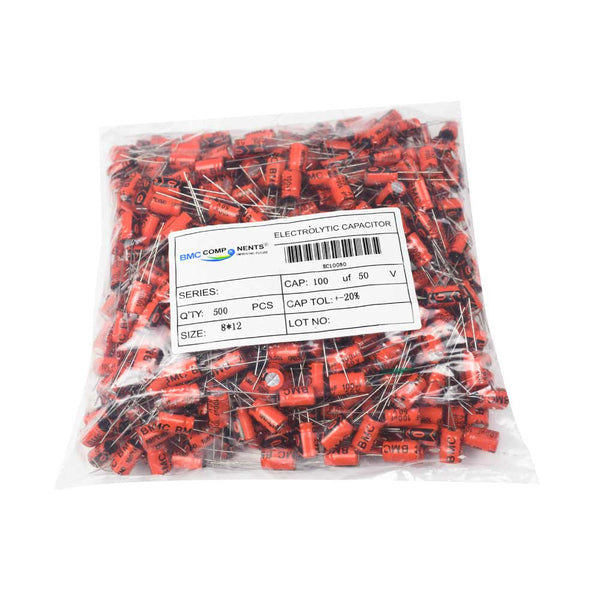 100€šµF 50V Electrolytic Capacitor (Pack of 500)