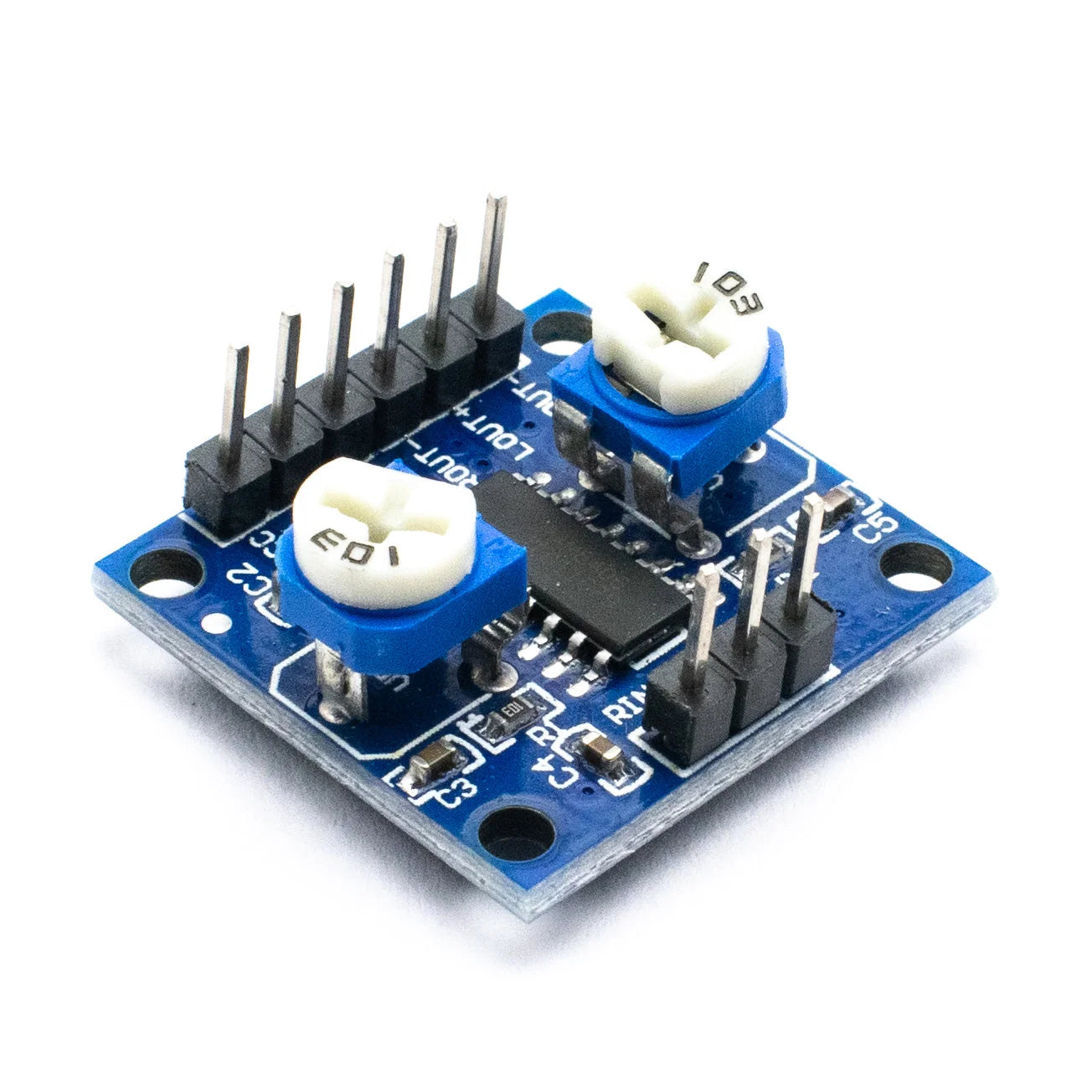 PAM8406 Class -D Audio Amplifier Module With Volume Control Potentiometer
