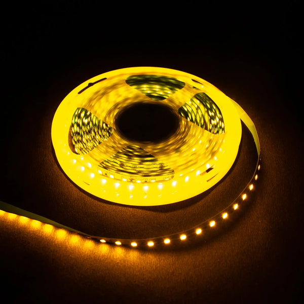 Amber LED Strip 2835 SMD 12V 5 meter (120LEDs/m)