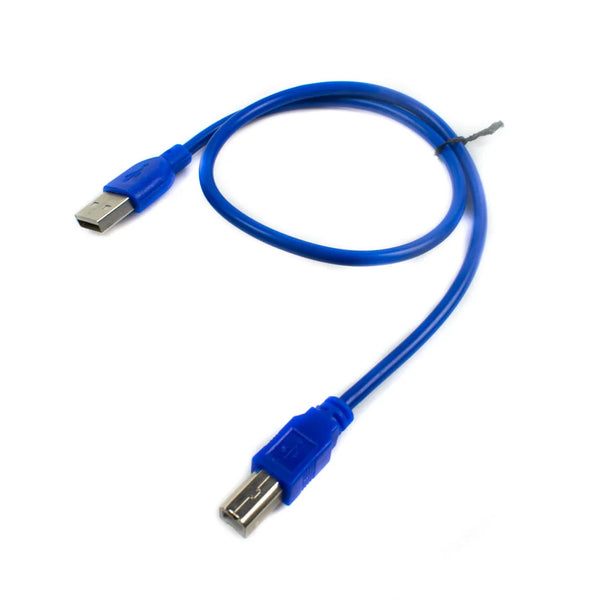 Arduino UNO Cable USB Type-A to Type-B Male 30cm (Blue)