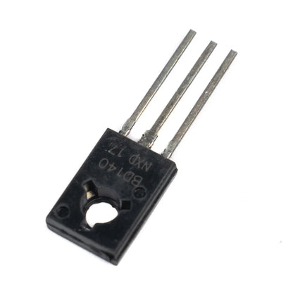 BD140 PNP Bipolar Medium Power Transistor (BJT) 80V 1.5A TO-126 Package