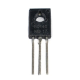 BD140 PNP Bipolar Medium Power Transistor (BJT) 80V 1.5A TO-126 Package