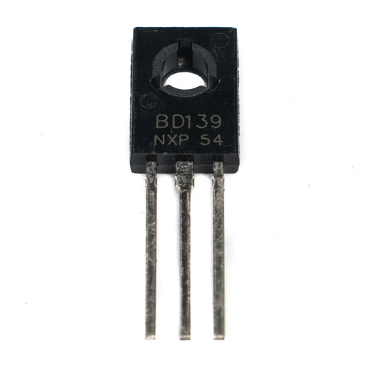 BD139 NPN Bipolar Medium Power Transistor (BJT) 80V 1.5A TO-126 Package