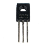 BD139 NPN Bipolar Medium Power Transistor (BJT) 80V 1.5A TO-126 Package