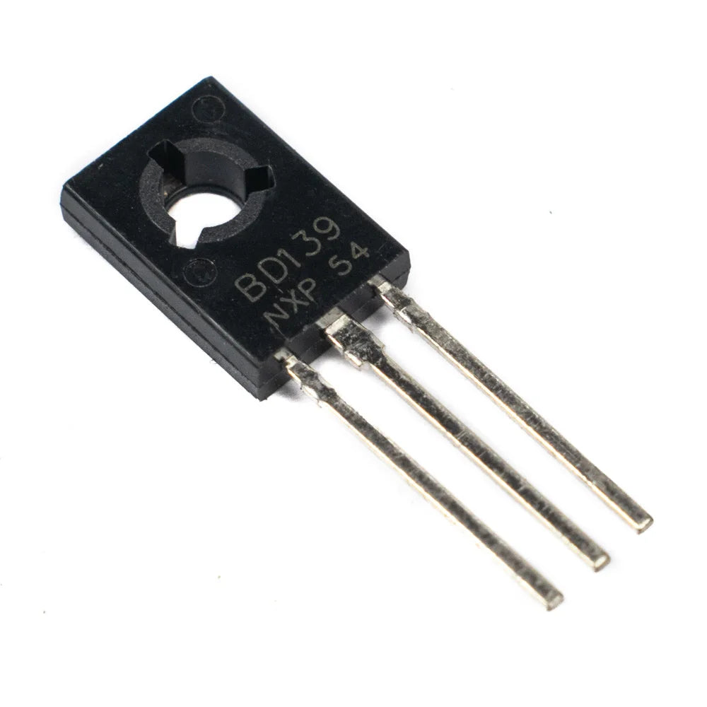 BD139 NPN Bipolar Medium Power Transistor (BJT) 80V 1.5A TO-126 Package
