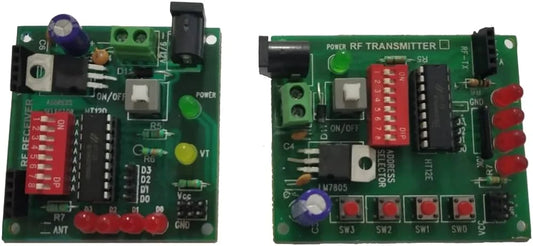 Wireless RF Transmitter and Receiver Module with HT12E & HT12D
