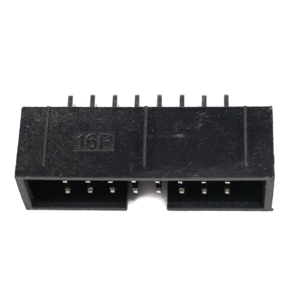 16 Pin FRC Shrouded Male Box Connector