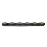 1.27mm 2x40 Pin Straight Male Double Row Brass Header Strip