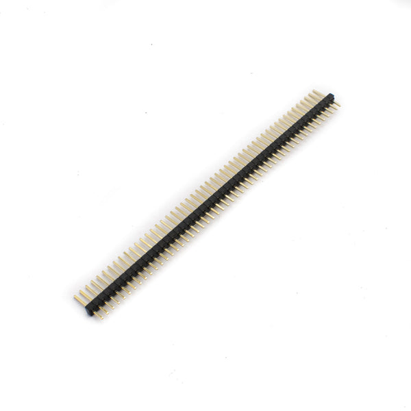 1.27mm 1x40 Pin Straight Male Single Row Brass Header Strip