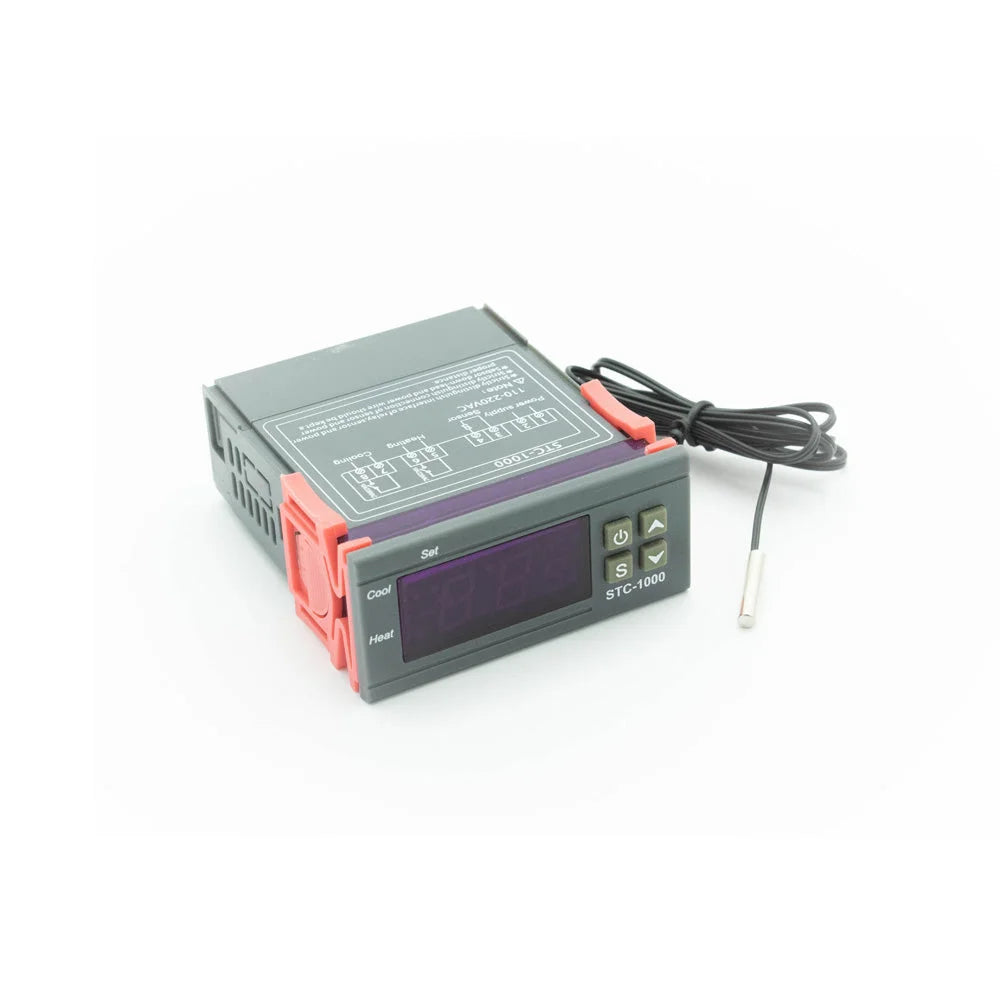 STC-1000 220V AC Digital Temperature Controller Thermostat Module with Temperature Sensor Probe
