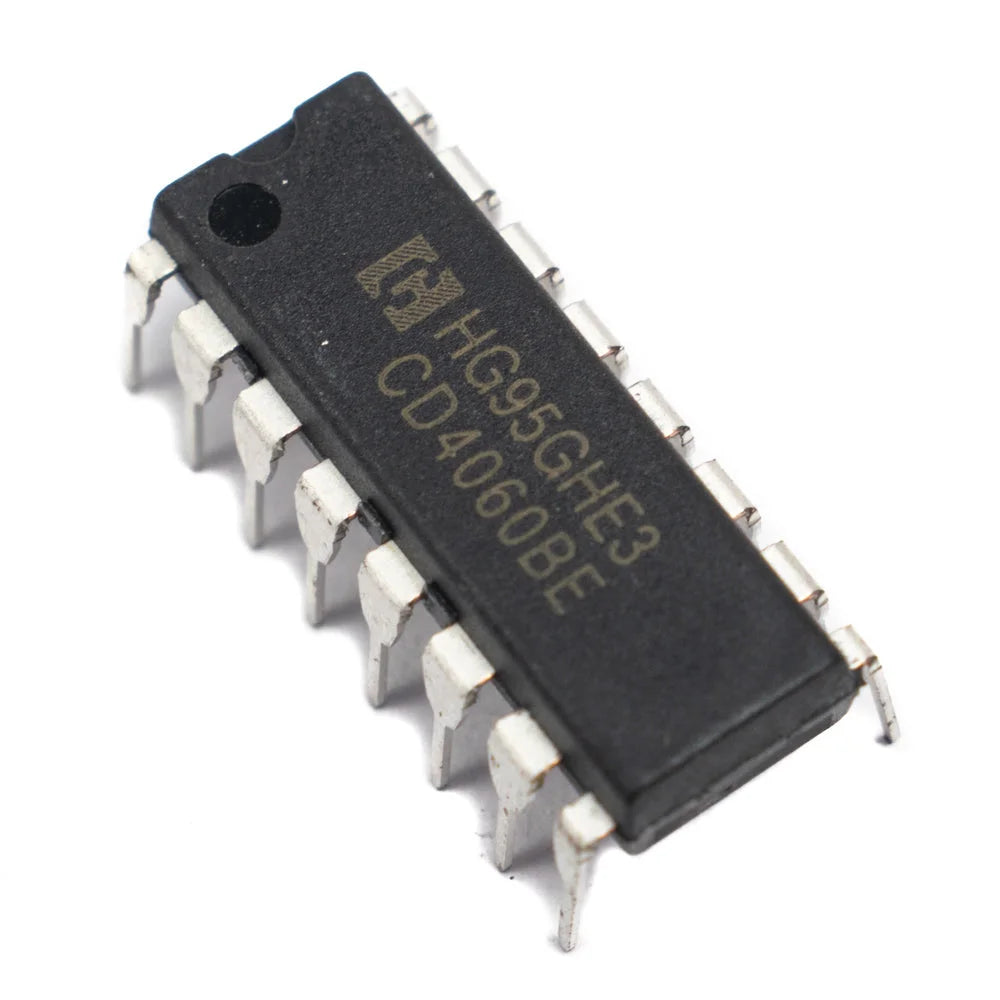 CD4060 CMOS 14-Stage Ripple-Carry Binary Counter/Divider and Oscillator