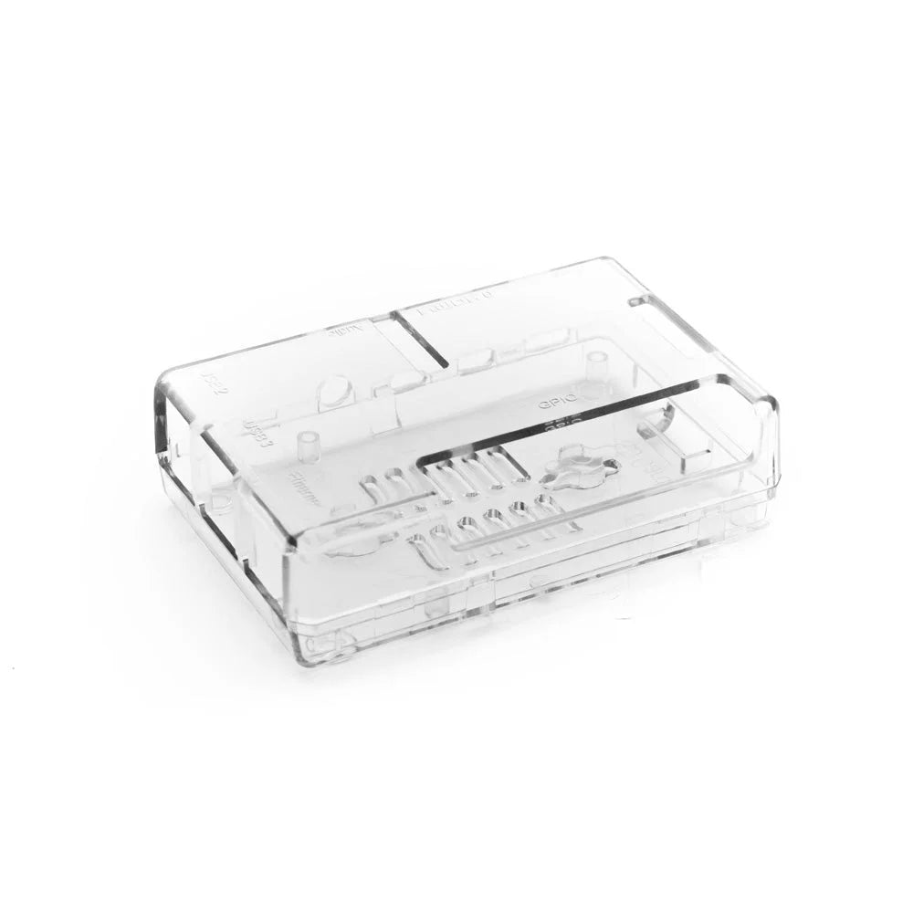 Transparent ABS Case for Raspberry PI 4 with a cooling Fan Slot