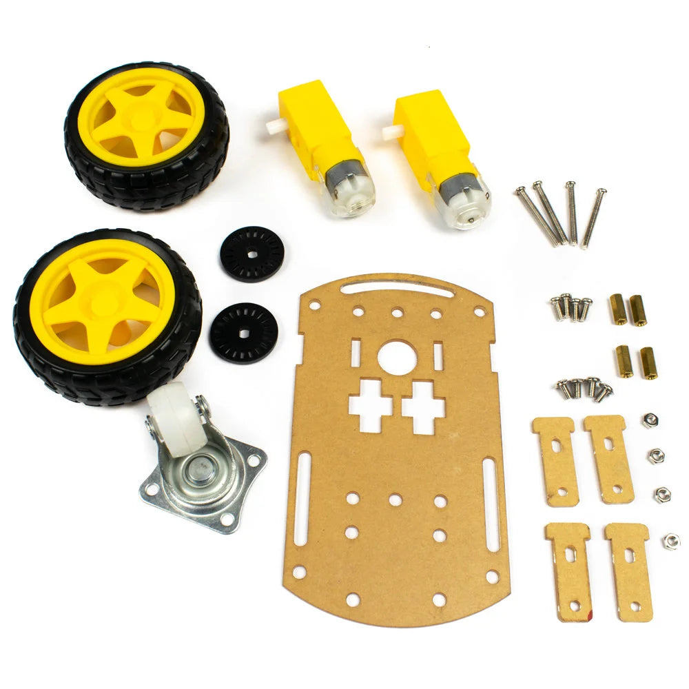 Small Three Wheel DIY Smart Robot Car Chassis Kit