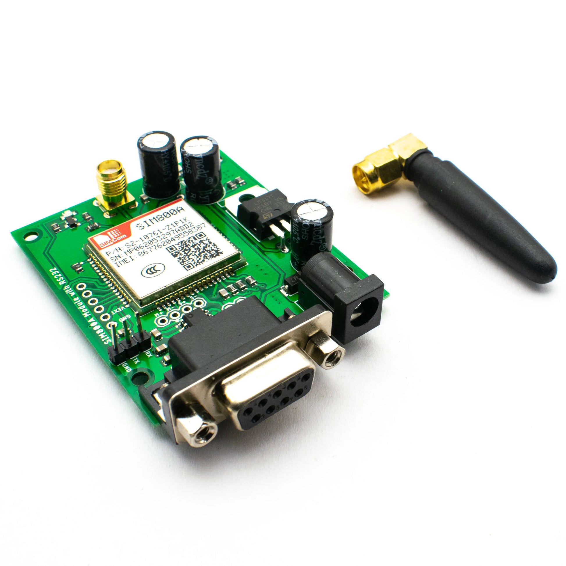 SIM800A GSM GPRS Module with RS232 Interface and SMA Antenna