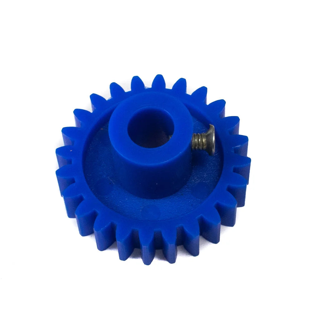 Set of Plastic Spur Gear & Worm Gear (Yellow)