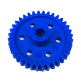 Set of Plastic Spur Gear & Worm Gear (Yellow)