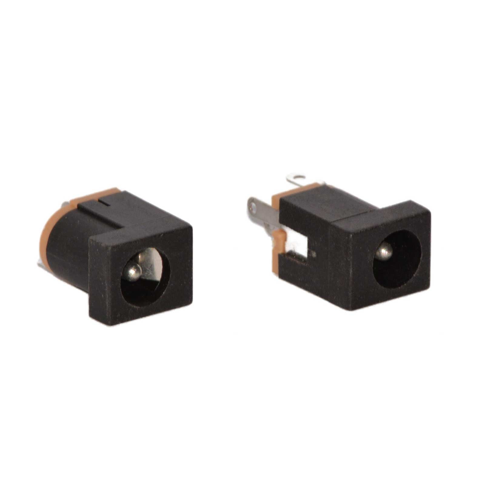 2.1mm Back 3-Pins DC Jack/Socket