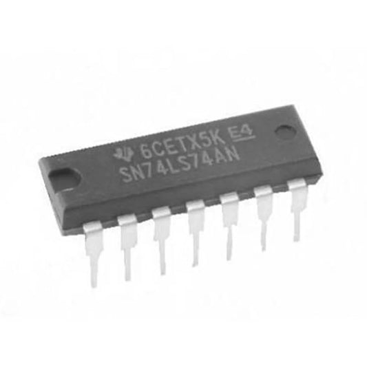 74LS74 Two D Flip-Flop IC (7474 IC) DIP-14 Package