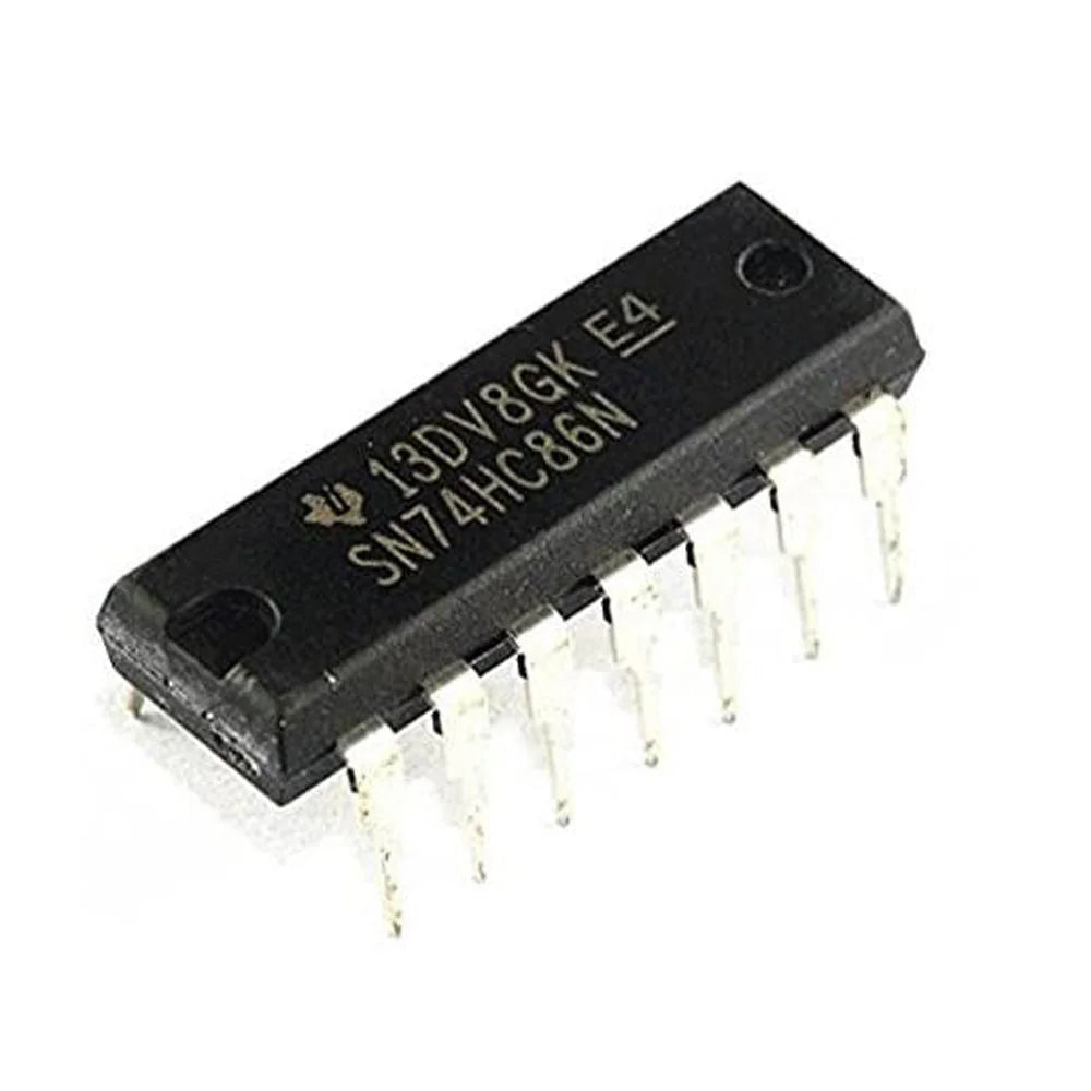 74HC86 Quad 2 Input XOR Gate IC (7486 IC) DIP-14 Package