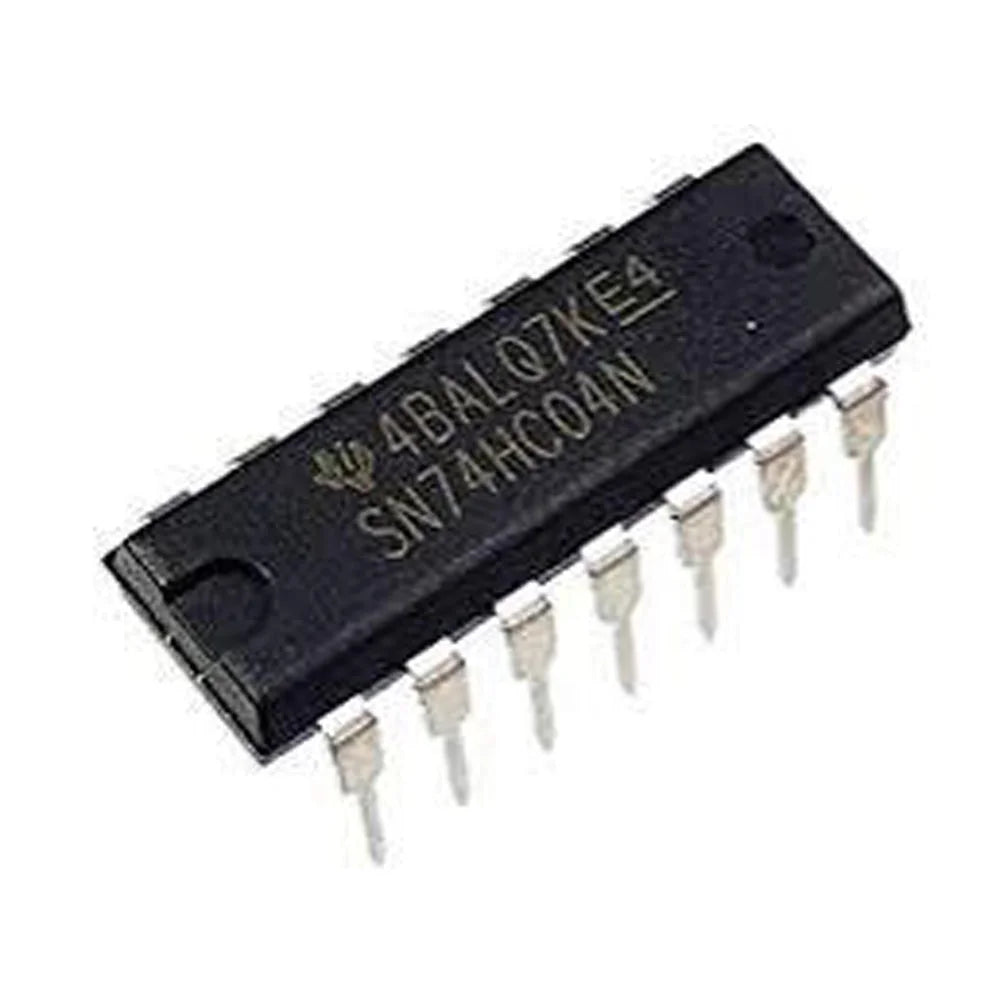 74HC04 Six 2 Input NOT Gate IC (7404 IC) DIP-14 Package