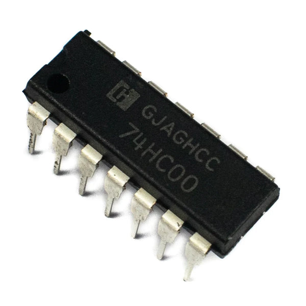 74HC00 Quad 2 Input NAND Gate IC (7400 IC) DIP-14 Package