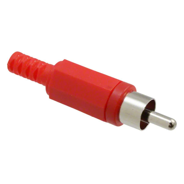 RCA Plug Solder Connector Male (Red)