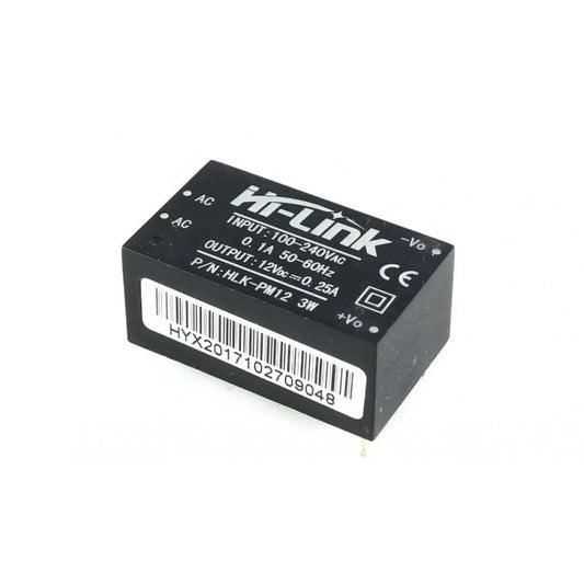 Hi-Link PM12 12V 3W AC-DC Power Converter (AC to DC Switch Power Supply Module)