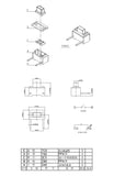 TS3643B2J 3×6mm DIP 2-Pin Tactile Switch – Momentary Push Button