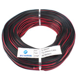 28 AWG Single Strand 2 Wire Ribbon Cable 90 Meter (Red & Black) 1/0.35mm