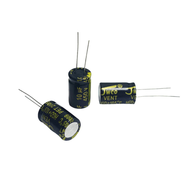 10µF 450V Electrolytic Capacitor JWCO 2000hr