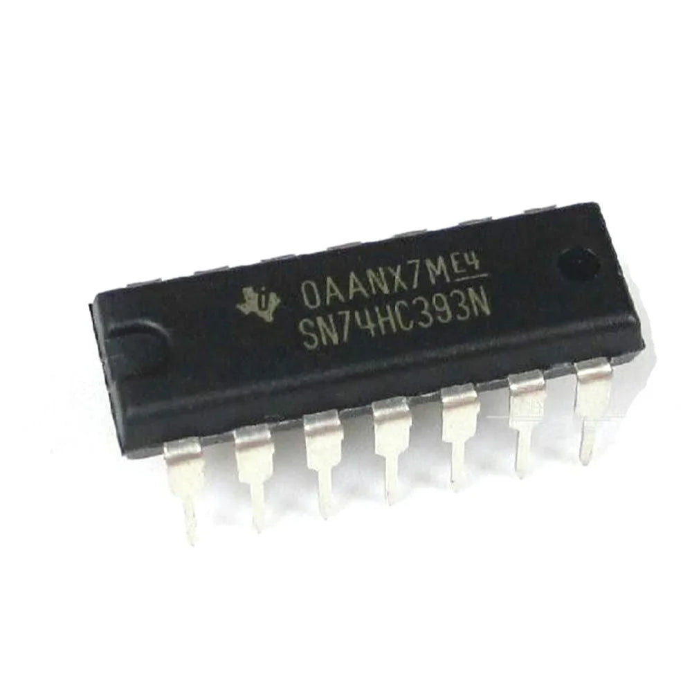 Texas Instruments 74HC393 Two 4-Bit Counter IC (74393 IC) DIP-14 Package