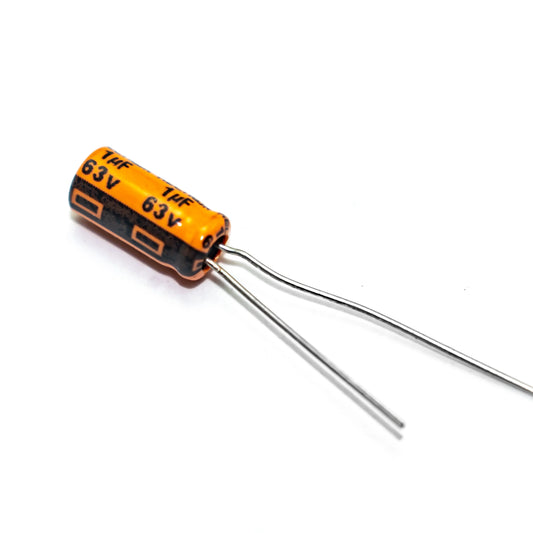 Keltron 1µF 63V Electrolytic Capacitor 