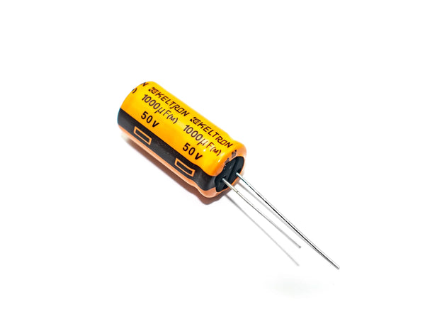 Keltron 1000µF 50V Electrolytic Capacitor