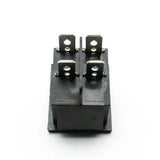 KCD4 16A 250V DPST ON-OFF Rocker Switch with Yellow Light