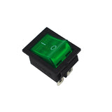 KCD4 16A 250V DPST ON-OFF Rocker Switch with Green Light