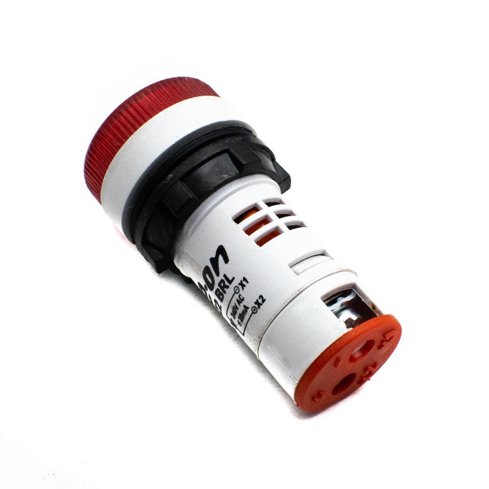 240V AC Panel Mount Red LED Light Indicator