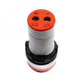 240V AC Panel Mount Red LED Light Indicator