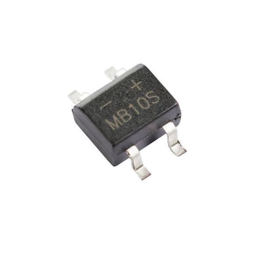 MB10S 0.5A 1000V Bridge Rectifier Diode SOIC-4 (Pack of 25)