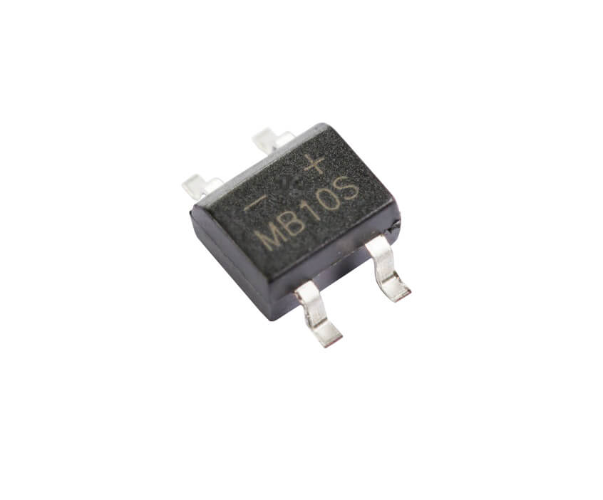 MB10S 0.5A 1000V Bridge Rectifier Diode SOIC-4 (Pack of 25)