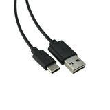 USB Type-A to USB Type-C Charge Cable with 1 Meter Length
