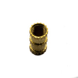 M4x10mm Threaded Knurled Brass Insert Nut