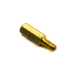 M3 x 10mm+6mm Female to Male Thread Brass Hexagonal Standoff Spacers