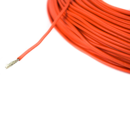 23 AWG Shielded Multi Strand Wire - 7/0.190mm (Orange) 90 Meter - ElectronifyIndia