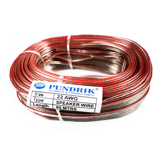 22 AWG Speaker Wire (90 Meter) - ElectronifyIndia