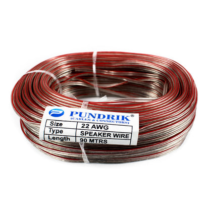 22 AWG Speaker Wire (90 Meter) - ElectronifyIndia