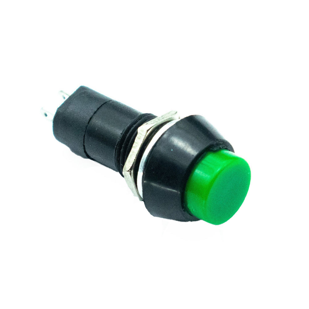 3A 250V Green Push Button Lock Type