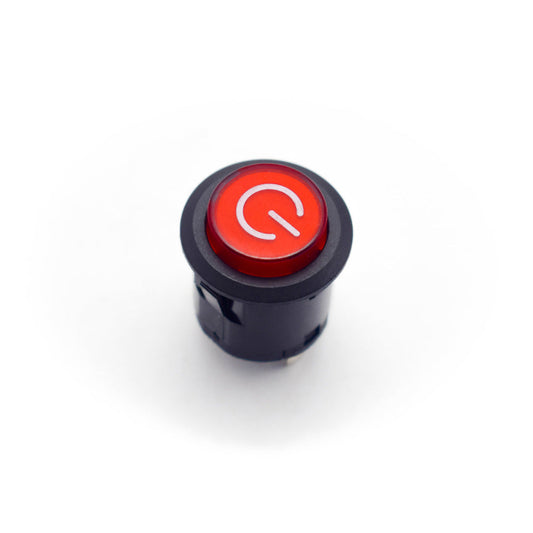16A 250V Momentary Push Button Round
